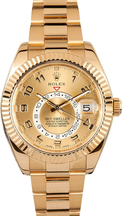 gold rolex sky deweller|rolex gold sky dweller price.